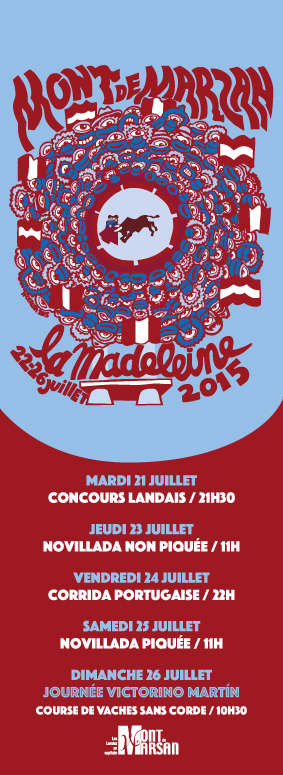 image : Affiche autres spectacles taurins Madeleine 2014