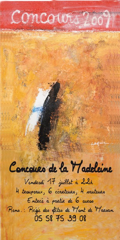 image : affiche concours landais Madeleine 2009