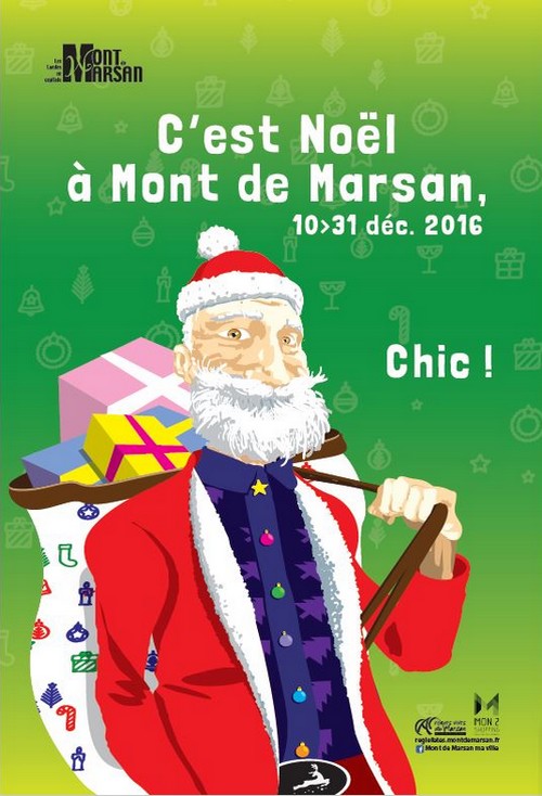 image : Affiche Noël 2016 à Mont de Marsan