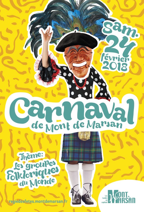 image-lien : affiche du Carnaval 2015 de Mont de Marsan et ien vers la page carnaval 2018