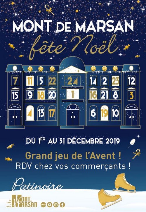 image : Affiche Noël 2019 à Mont de Marsan