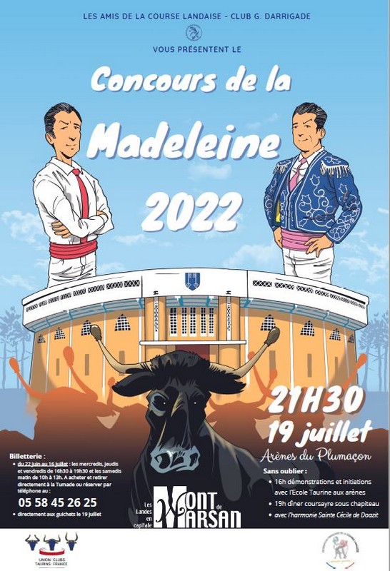 image : Affiche du Concours landais du 19 juillet 2022 - Mont de Marsan