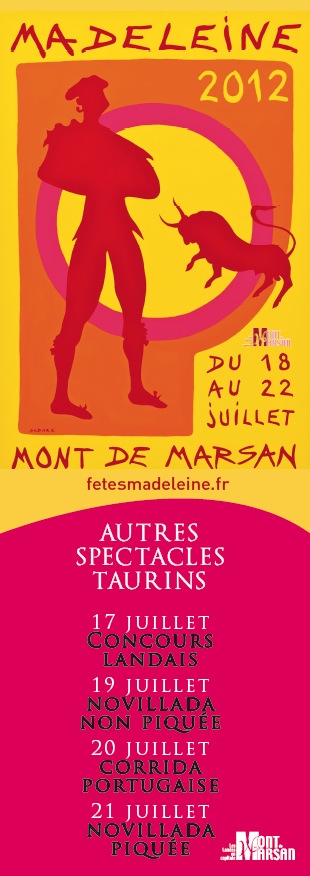 image : Affiche autres spectacles taurins Madeleine 2012