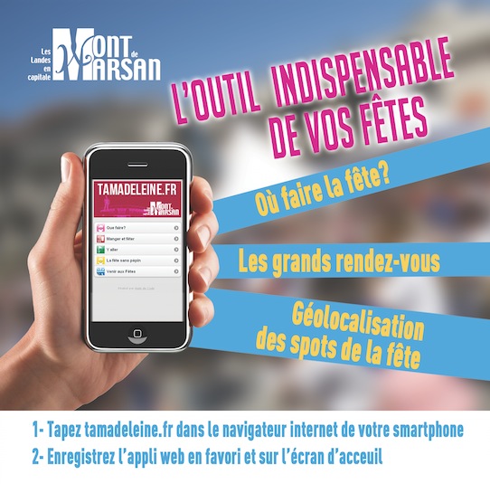 image : Visuel campagne Smartphone TaM­adeleine.fr